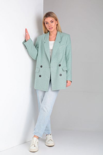 М 0172 серый+бирюза р.42-46