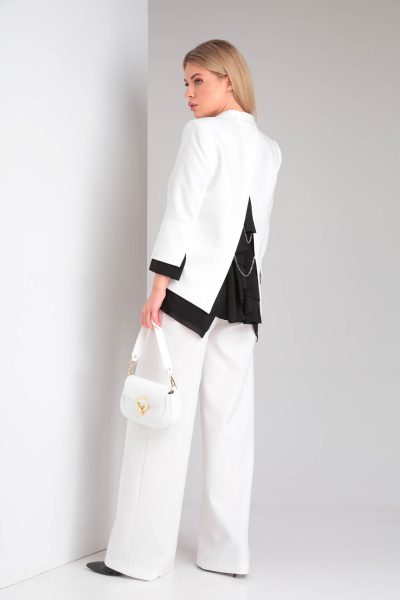 М 2904 молочный+черный р.42-50