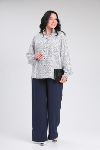 М 0199 белый+принт р.50-56