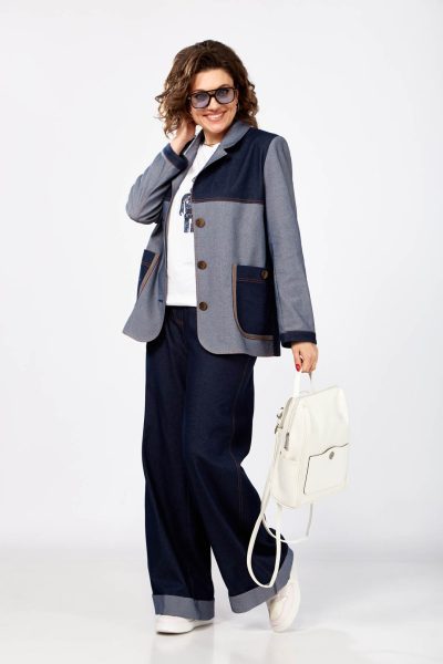 М 2985 синий р.48-52