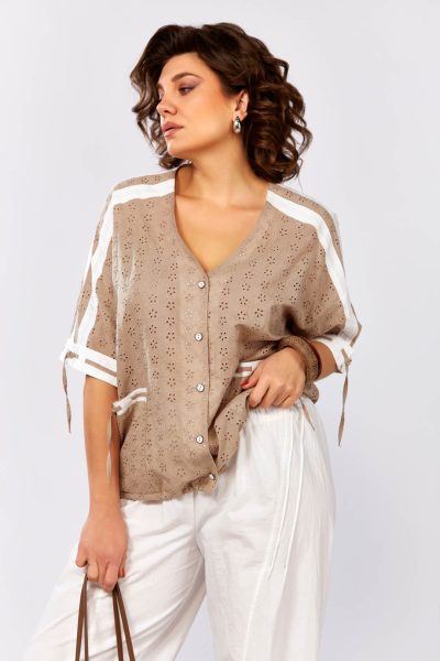 М 25204 белый+капучино р.50-56