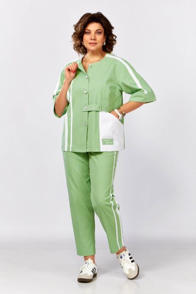 М 25207 лайм+белый р.50-56