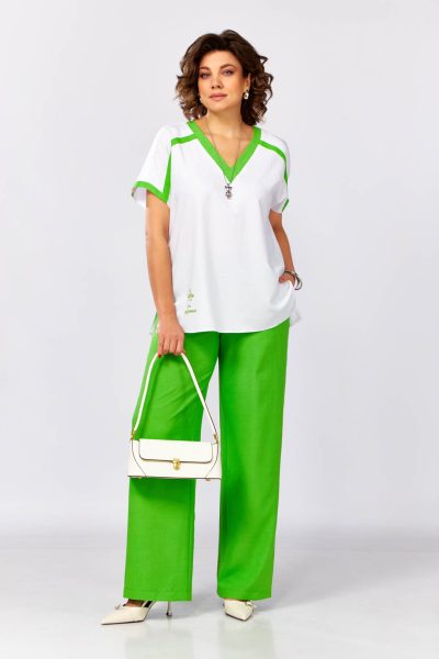 М 25210 белый+лайм р.50-56